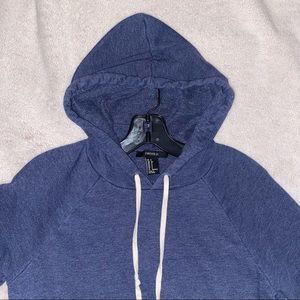 FOREVER 21 BLUE HOODIE